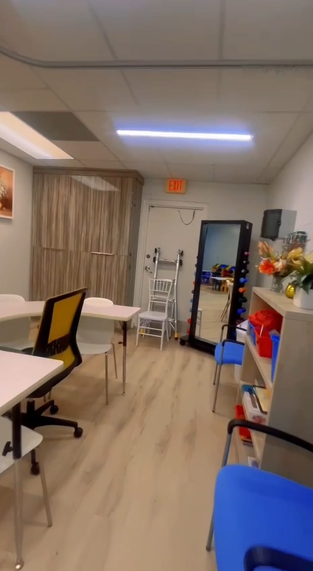 Learning and play area inside the Behavioral for Kids clinic